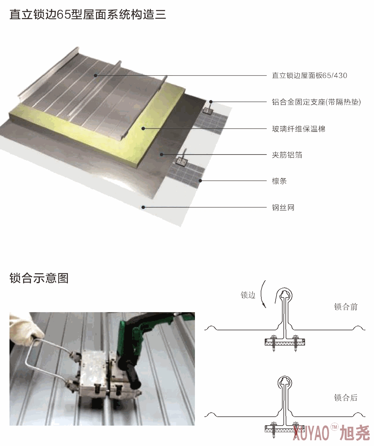 直立锁边金属屋面系统常规构造